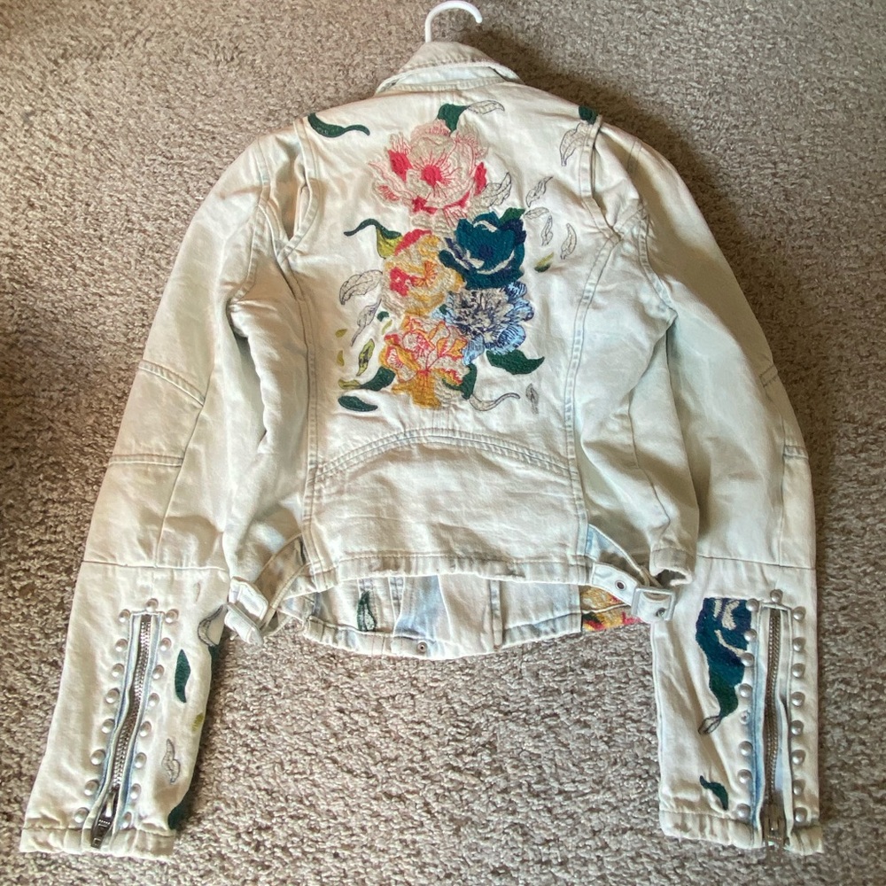 Decorated jean jacket!